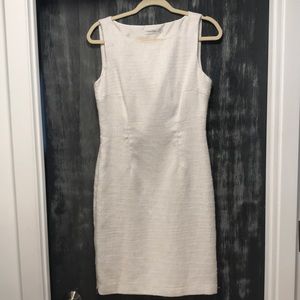 White Calvin Kline dress